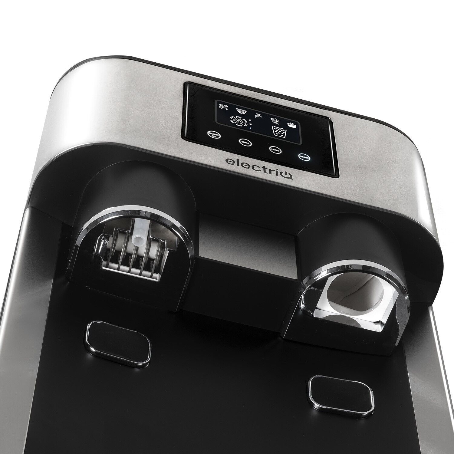 electriQ Countertop Ice Maker With Ice Crusher and Water Dispenser