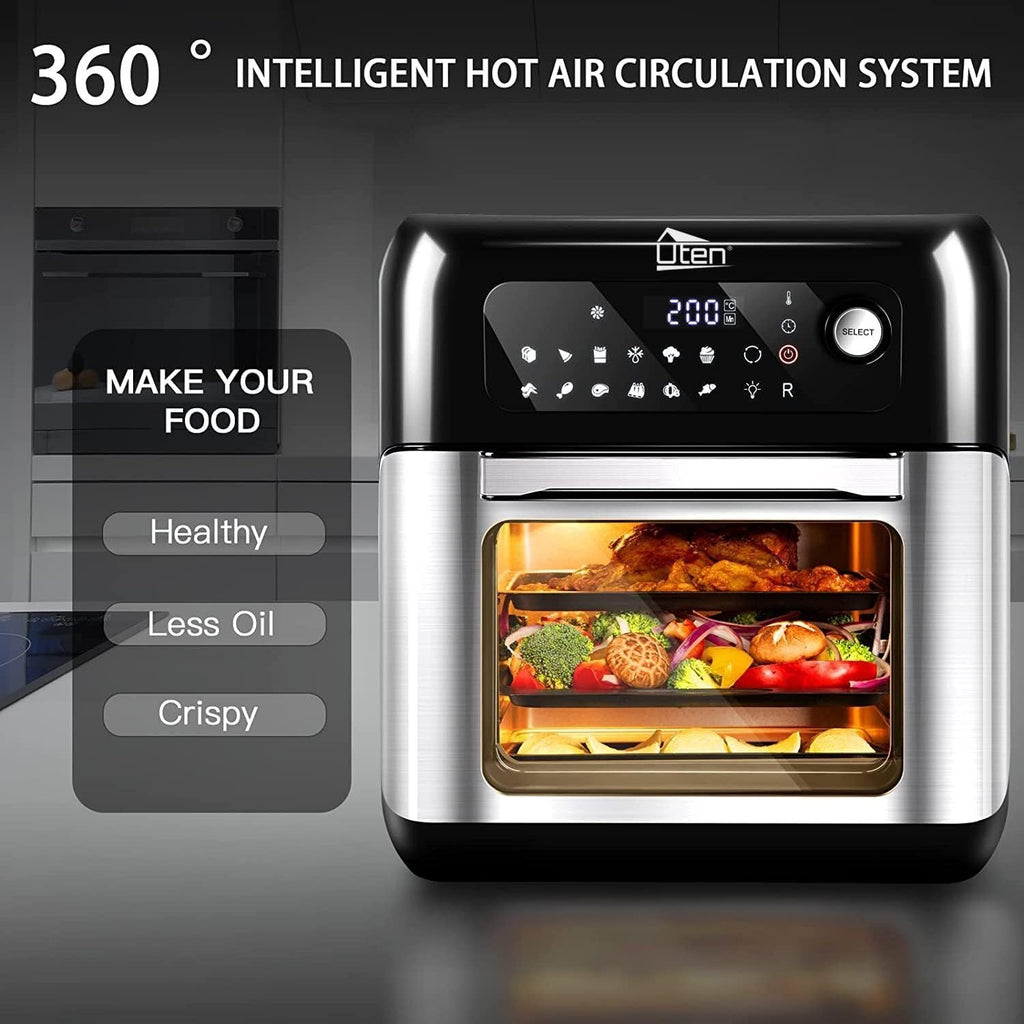 Uten 10L Digital Air Fryer – Healthy Oil-Free Kitchen Oven