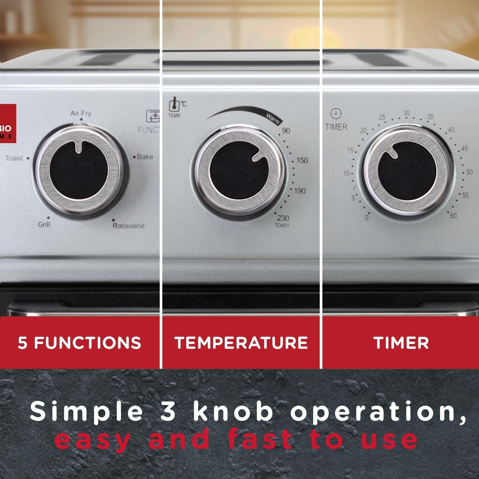 Sensio Home 21L Air Fryer Oven