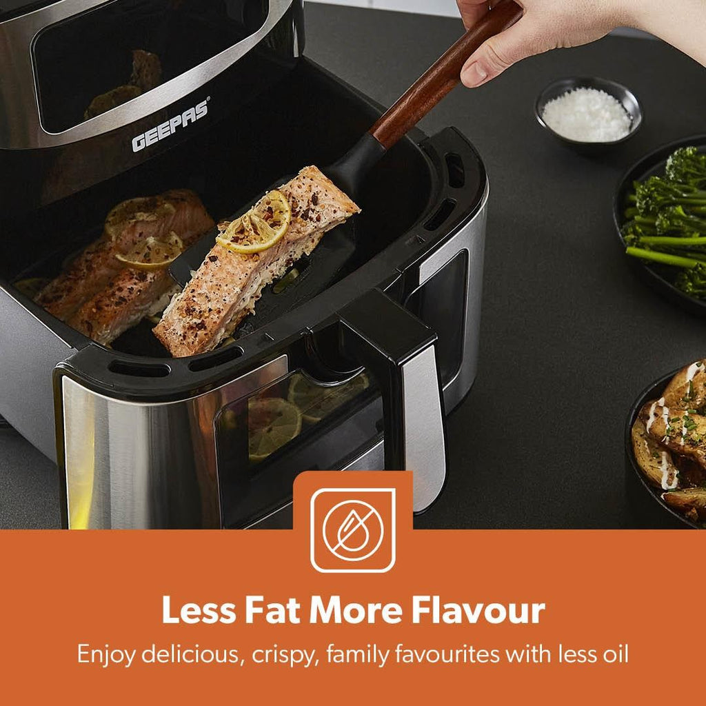 Geepas 9.2L Digital Air Fryer – Rapid Healthy Cooking with Vortex Technology