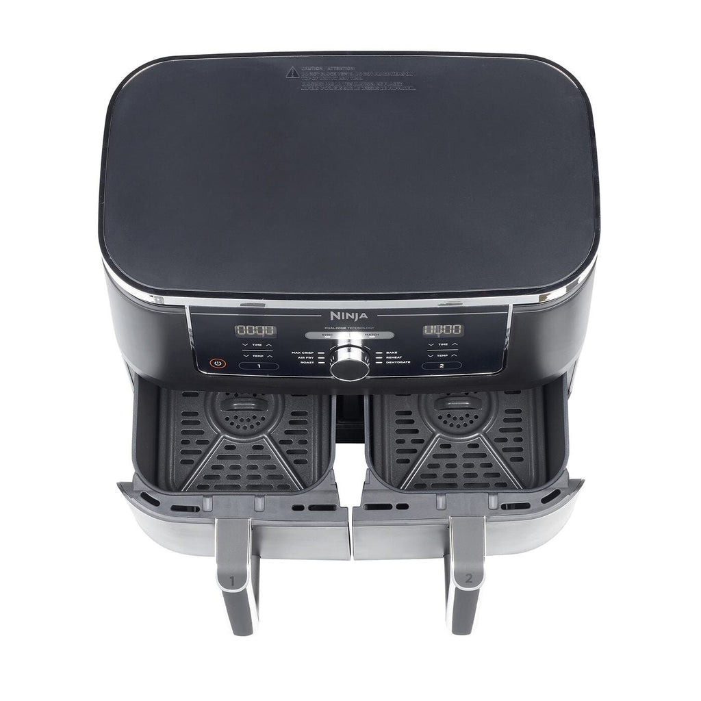 Ninja Foodi Air Fryer MAX Dual Zone – Refurbished [AF400UK], 6 Functions, 9.5L
