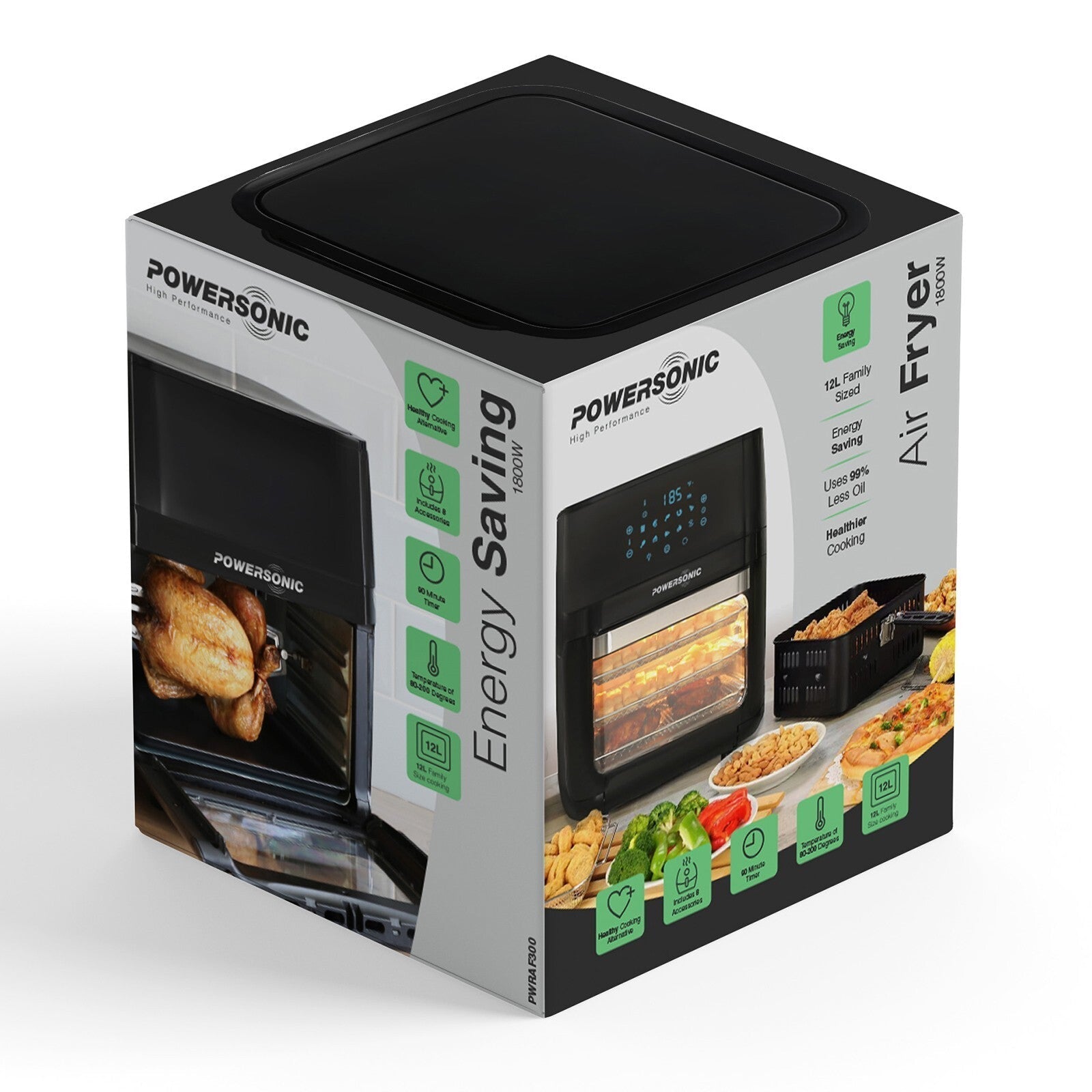 Powersonic 12L Digital Air Fryer Oven