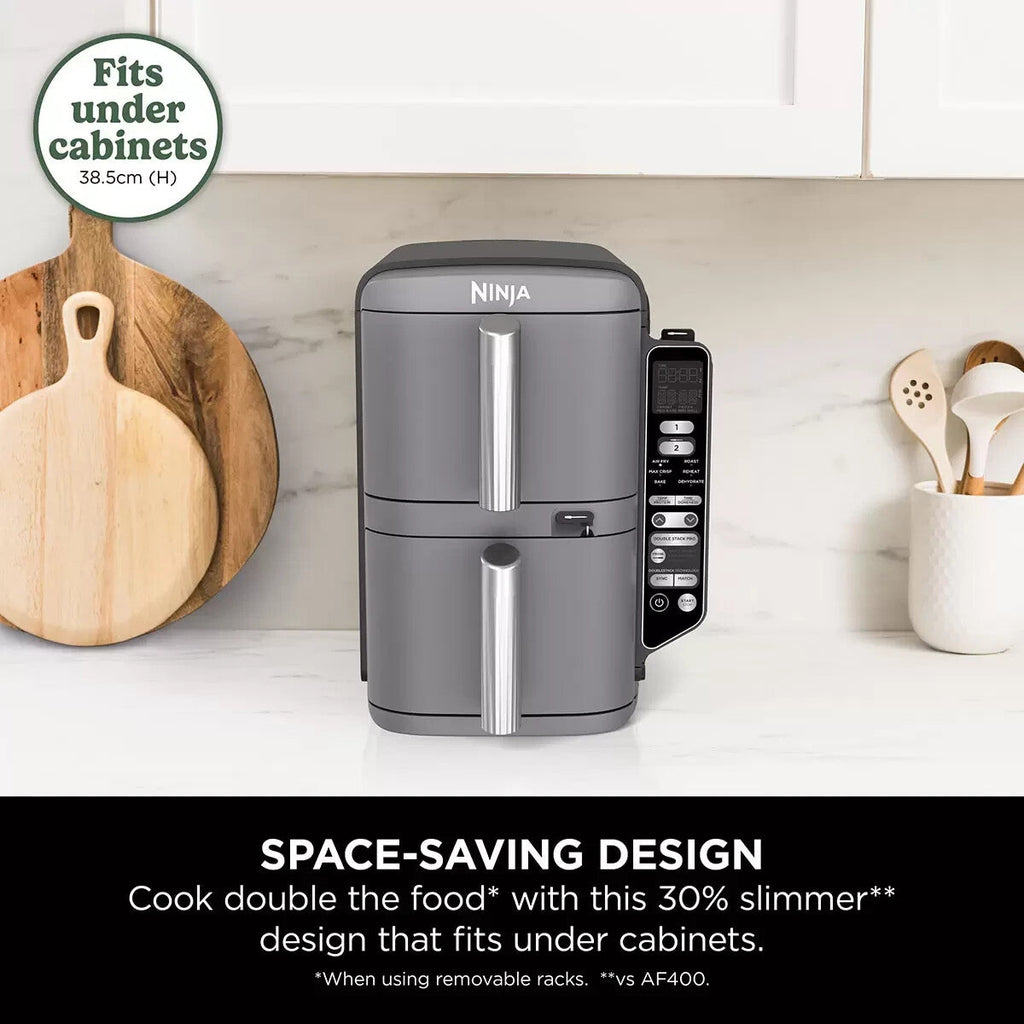 Ninja Double Stack XL 2-Level Air Fryer with Smart Cook System